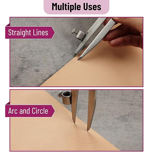Mr. Pen- Professional Compass with Lock, Pencil Compass | Woodworking Compass, Compass for Geometry, Wing Divider, Compass Drawing, Drafting Compass, Carpenter Compass