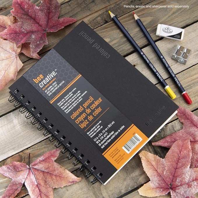 Bee Paper - 5.5"x 8" Bee Creative Color Pencil Drawing Journal